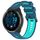 Per Garmin Forerunner 965 Cinturino sportivo in silicone bicolore (blu + verde acqua) Per Garmin Forerunner 965 Cinturino sportivo in silicone bicolore (blu + verde acqua)