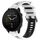 Per Garmin Forerunner 955 Cinturino sportivo in silicone bicolore (bianco + nero) Per Garmin Forerunner 955 Cinturino sportivo in silicone bicolore (bianco + nero)