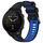 Per Garmin Forerunner 955 Cinturino sportivo in silicone bicolore (nero + blu) Per Garmin Forerunner 955 Cinturino sportivo in silicone bicolore (nero + blu)