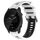 Per Garmin Forerunner 945 Cinturino sportivo in silicone bicolore (bianco + nero) Per Garmin Forerunner 945 Cinturino sportivo in silicone bicolore (bianco + nero)