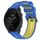 Per Garmin Forerunner 945 Cinturino sportivo in silicone bicolore (blu + giallo) Per Garmin Forerunner 945 Cinturino sportivo in silicone bicolore (blu + giallo)