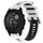 Per Garmin Descent G1 Cinturino sportivo in silicone bicolore (bianco + nero) Per Garmin Descent G1 Cinturino sportivo in silicone bicolore (bianco + nero)