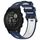 Per Garmin Descent G1 Cinturino sportivo in silicone bicolore (blu notte + bianco) Per Garmin Descent G1 Cinturino sportivo in silicone bicolore (blu notte + bianco)