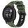 Per Garmin Instinct 2 Solar Sports cinturino in silicone bicolore (verde militare + nero) Per Garmin Instinct 2 Solar Sports cinturino in silicone bicolore (verde militare + nero)
