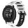 Per cinturino sportivo in silicone bicolore Garmin Instinct 2 (bianco + nero) Per cinturino sportivo in silicone bicolore Garmin Instinct 2 (bianco + nero)