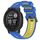 Per cinturino sportivo in silicone bicolore Garmin Instinct 2 (blu + giallo) Per cinturino sportivo in silicone bicolore Garmin Instinct 2 (blu + giallo)