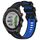 Per Garmin Approach S62 Cinturino sportivo in silicone bicolore (nero + blu) Per Garmin Approach S62 Cinturino sportivo in silicone bicolore (nero + blu)