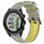 Per Garmin Approach S62 Cinturino sportivo in silicone bicolore (grigio + giallo) Per Garmin Approach S62 Cinturino sportivo in silicone bicolore (grigio + giallo)