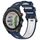 Per Garmin Approach S62 Cinturino sportivo in silicone bicolore (blu notte + bianco) Per Garmin Approach S62 Cinturino sportivo in silicone bicolore (blu notte + bianco)