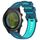 Per Garmin Approach S60 Cinturino sportivo in silicone bicolore (blu + verde acqua) Per Garmin Approach S60 Cinturino sportivo in silicone bicolore (blu + verde acqua)