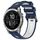 Per Garmin Fenix 7 Sports cinturino in silicone bicolore (blu notte + bianco) Per Garmin Fenix 7 Sports cinturino in silicone bicolore (blu notte + bianco)
