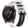 Per Garmin EPIX Pro 47mm Cinturino sportivo in silicone bicolore (bianco + nero) Per Garmin EPIX Pro 47mm Cinturino sportivo in silicone bicolore (bianco + nero)