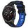 Per Garmin EPIX Pro 47mm Cinturino sportivo in silicone bicolore (nero + blu) Per Garmin EPIX Pro 47mm Cinturino sportivo in silicone bicolore (nero + blu)