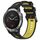 Per Garmin Fenix 6 Cinturino sportivo in silicone bicolore (nero + giallo) Per Garmin Fenix 6 Cinturino sportivo in silicone bicolore (nero + giallo)