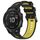 Per Garmin Fenix 6 Pro Sports cinturino in silicone bicolore (nero + giallo) Per Garmin Fenix 6 Pro Sports cinturino in silicone bicolore (nero + giallo)