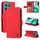 Custodia per telefono in pelle con bottone in metallo per Honor X8c 4G Skin Feel Life Tree (rosso) Custodia per telefono in pelle con bottone in metallo per Honor X8c 4G Skin Feel Life Tree (rosso)