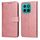 Custodia per telefono in pelle con texture di vitello classica per Honor X8c 4G (oro rosa) Custodia per telefono in pelle con texture di vitello classica per Honor X8c 4G (oro rosa)
