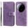 Per Xiaomi 15 Ultra Custodia in pelle con stampa a fiori a sette petali (viola chiaro) Per Xiaomi 15 Ultra Custodia in pelle con stampa a fiori a sette petali (viola chiaro)