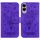 Per Samsung Galaxy S25 Edge 5G Custodia per telefono in pelle goffrata con motivo a farfalla rosa (viola) Per Samsung Galaxy S25 Edge 5G Custodia per telefono in pelle goffrata con motivo a farfalla rosa (viola)