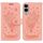 Per Samsung Galaxy S25 Edge 5G Custodia per telefono in pelle goffrata con motivo a farfalla rosa (rosa) Per Samsung Galaxy S25 Edge 5G Custodia per telefono in pelle goffrata con motivo a farfalla rosa (rosa)