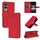 Per Samsung Galaxy S25 Edge 5G AZNS Custodia per telefono in pelle con texture di vitello e pelle al tatto (rosso) Per Samsung Galaxy S25 Edge 5G AZNS Custodia per telefono in pelle con texture di vitello e pelle al tatto (rosso)