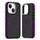 Per iPhone 15 Custodia per telefono MagSafe Dual-Color Skin Feel (nero viola) Per iPhone 15 Custodia per telefono MagSafe Dual-Color Skin Feel (nero viola)