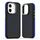 Per iPhone 11 Custodia per telefono MagSafe Dual-Color Skin Feel (Nero Blu) Per iPhone 11 Custodia per telefono MagSafe Dual-Color Skin Feel (Nero Blu)