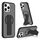 Per iPhone 14 Pro Custodia per telefono con cinturino in pelle opaca MagSafe (nero) Per iPhone 14 Pro Custodia per telefono con cinturino in pelle opaca MagSafe (nero)
