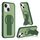Per iPhone 15 Custodia per telefono con cinturino in pelle opaca MagSafe (verde scuro) Per iPhone 15 Custodia per telefono con cinturino in pelle opaca MagSafe (verde scuro)