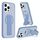 Per iPhone 15 Pro Max Custodia per telefono con cinturino in pelle opaca MagSafe (blu) Per iPhone 15 Pro Max Custodia per telefono con cinturino in pelle opaca MagSafe (blu)