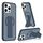 Per iPhone 15 Pro Max Custodia per telefono con cinturino in pelle opaca MagSafe (blu scuro) Per iPhone 15 Pro Max Custodia per telefono con cinturino in pelle opaca MagSafe (blu scuro)