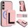 Per Sony Xperia 1 VI CX01 Custodia per telefono con porta carte magnetico Magsafe staccabile (rosa) Per Sony Xperia 1 VI CX01 Custodia per telefono con porta carte magnetico Magsafe staccabile (rosa)