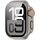 Per Apple Watch Series 10 42mm cambia in Ultra 49mm Pellicola temperata Cassa per orologio con pulsante PC integrato (colore acciaio titanio) Per Apple Watch Series 10 42mm cambia in Ultra 49mm Pellicola temperata Cassa per orologio con pulsante PC integrato (colore acciaio titanio)