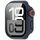 Per Apple Watch Series 6/5/4/SE/SE2 44mm Passa a Ultra 49mm Pellicola temperata Cassa per orologio con pulsante integrato in PC (blu notte) Per Apple Watch Series 6/5/4/SE/SE2 44mm Passa a Ultra 49mm Pellicola temperata Cassa per orologio con pulsante integrato in PC (blu notte)