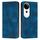 Per vivo V40 / V40 Pro / T3 Ultra Dream Triangle Custodia in pelle con cordino (blu) Per vivo V40 / V40 Pro / T3 Ultra Dream Triangle Custodia in pelle con cordino (blu)