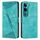 Per vivo Y300 Global / V40 Lite IDN Dream Triangle Custodia in pelle per telefono con cordino (verde) Per vivo Y300 Global / V40 Lite IDN Dream Triangle Custodia in pelle per telefono con cordino (verde)