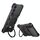 Per Samsung Galaxy S24+ 5G Custodia per telefono in metallo con supporto MagSafe senza bordi e braccio meccanico (nero viola) Per Samsung Galaxy S24+ 5G Custodia per telefono in metallo con supporto MagSafe senza bordi e braccio meccanico (nero viola)