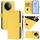 Per vivo Y39 5G Custodia per telefono in pelle tinta unita con cordino Global Skin Feel (giallo limone) Per vivo Y39 5G Custodia per telefono in pelle tinta unita con cordino Global Skin Feel (giallo limone)