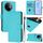 Per vivo Y39 5G Custodia per telefono in pelle tinta unita con cordino Global Skin Feel (Lake Blue) Per vivo Y39 5G Custodia per telefono in pelle tinta unita con cordino Global Skin Feel (Lake Blue)