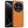 Per Xiaomi 15 Ultra Custodia in pelle ultra sottile e semplice (arancione)
