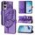 Per vivo V50 Lite 5G Custodia in pelle con motivo a farfalla in rilievo (viola chiaro) Per vivo V50 Lite 5G Custodia in pelle con motivo a farfalla in rilievo (viola chiaro)