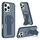 Per iPhone 16 Pro Custodia per telefono con cinturino in pelle opaca MagSafe (blu scuro) Per iPhone 16 Pro Custodia per telefono con cinturino in pelle opaca MagSafe (blu scuro)