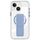 Per iPhone 15 Custodia per telefono con cinturino trasparente MagSafe (blu) Per iPhone 15 Custodia per telefono con cinturino trasparente MagSafe (blu)
