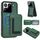 Per Xiaomi 15 CX01 Custodia per telefono con porta carte magnetico Magsafe staccabile (verde pavone) Per Xiaomi 15 CX01 Custodia per telefono con porta carte magnetico Magsafe staccabile (verde pavone)