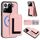 Per Xiaomi 15 Pro CX01 Custodia per telefono con custodia magnetica Magsafe staccabile (rosa) Per Xiaomi 15 Pro CX01 Custodia per telefono con custodia magnetica Magsafe staccabile (rosa)