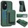 Per Honor 200 Pro CX01 Custodia per telefono con porta carte magnetico Magsafe staccabile (verde pavone) Per Honor 200 Pro CX01 Custodia per telefono con porta carte magnetico Magsafe staccabile (verde pavone)