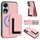 Per Honor X7b / Play 8T CX01 Custodia per telefono con custodia magnetica Magsafe staccabile (rosa) Per Honor X7b / Play 8T CX01 Custodia per telefono con custodia magnetica Magsafe staccabile (rosa)