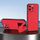 Per iPhone 15 Pro Max Custodia per telefono integrata con supporto invisibile magnetico MagSafe con texture in pelle di pecora (rosso) Per iPhone 15 Pro Max Custodia per telefono integrata con supporto invisibile magnetico MagSafe con texture in pelle di pecora (rosso)