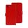 Per iPhone 16e idewei Crazy Horse Texture Custodia in pelle per telefono (rosso)