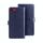 Per iPhone 16e idewei Crazy Horse Texture Custodia in pelle per telefono (blu) Per iPhone 16e idewei Crazy Horse Texture Custodia in pelle per telefono (blu)